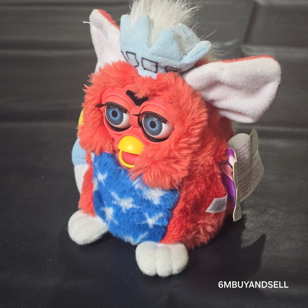 Vintage 1999 Furby Statue of Liberty Special Edition KB Toys Tiger Model‎ 70-893